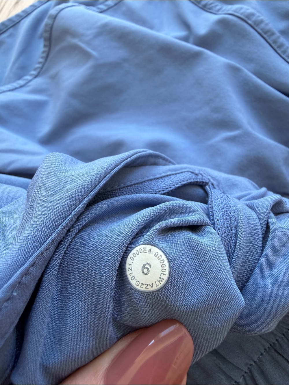 LULULEMON Blue Tracker Shorts Athletic Lined 4” - Picture 4 of 5